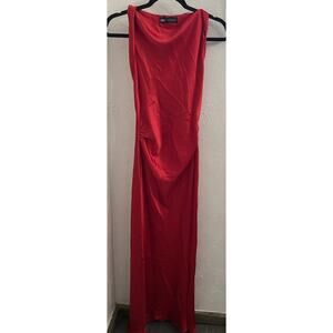 Zara Red Midi Dress